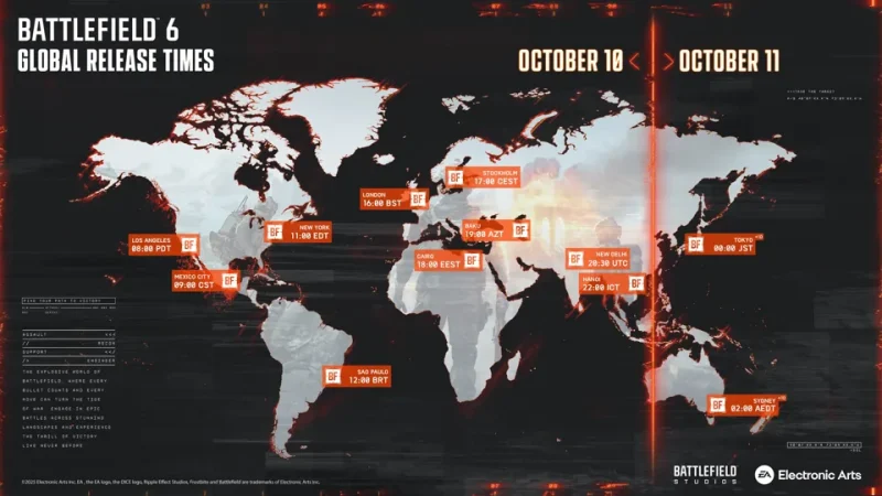 Battlefield 6 data lansării confirmata global – ore, harți noi si moduri de joc