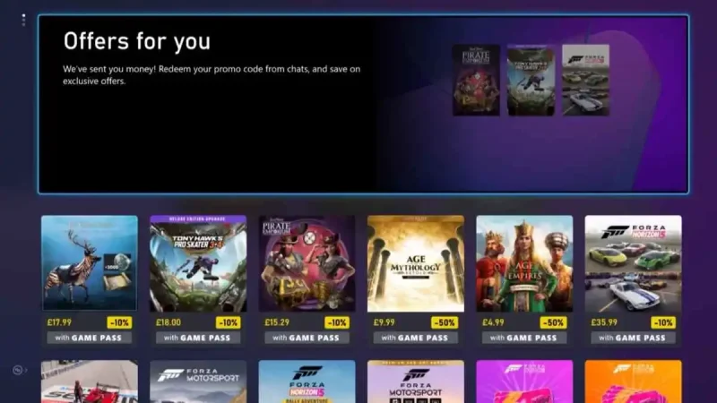 Microsoft Store le spune fanilor Xbox „Check Your Chat” pentru bani gratis