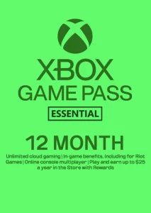 Xbox Game Pass Essential - 12 Month Membership