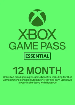 Xbox Game Pass Essential - 12 Month Membership